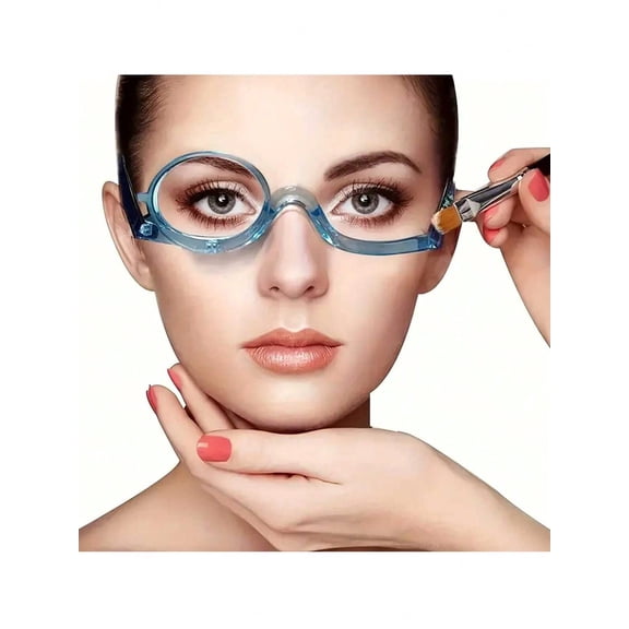 1pc Magnifying Glasses Rotating Makeup Glasses Folding Glasses Cosmetic Universal Glasses +300