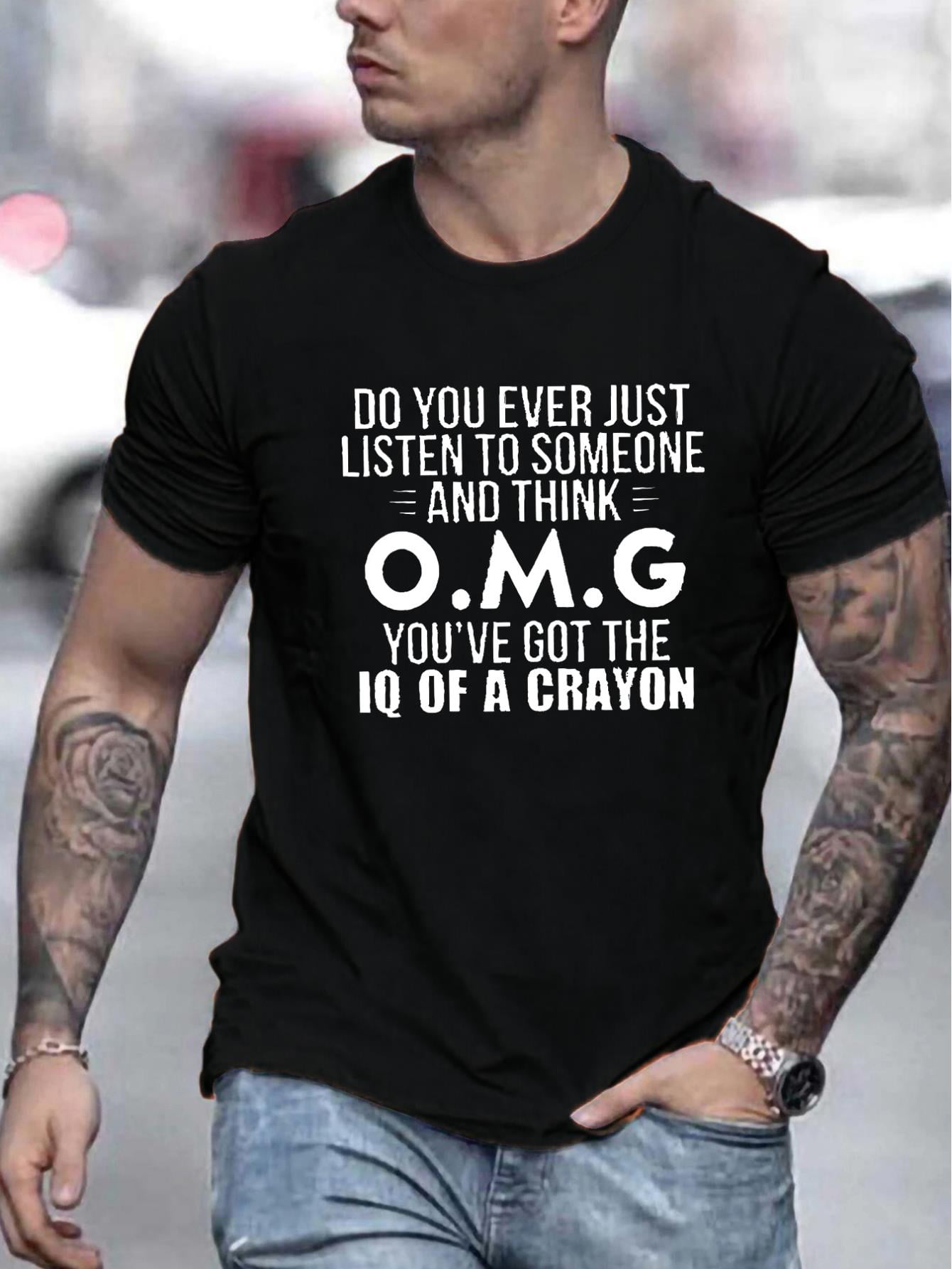 1pc Men's Casual Crew Neck TShirt, Summer Fashion Printed Tee with "Do