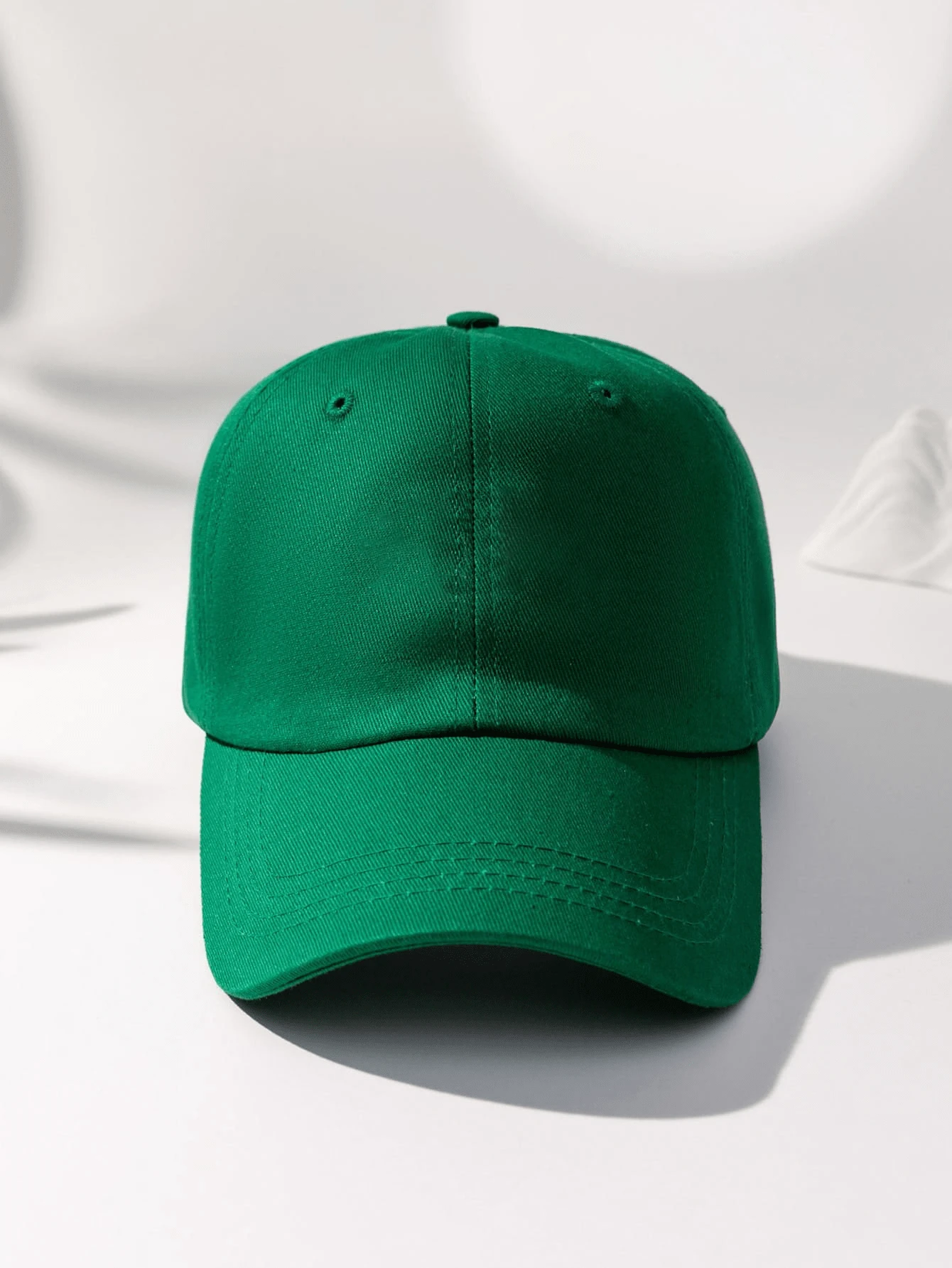 1pc Men's Solid Color Sun Visor Cap, Simple Design, Lightweight ...
