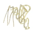 thumbnail image 1 of 1pc Metal Hair Claws Hair Clips Hair Barrettes for Women Gold Tone 4.29''x2.32''x1.02'', 1 of 7