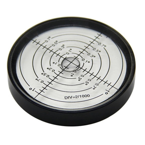 1pc Metal Horizontal Bubble High for Precision Level Bubble Round Level 60*10mm