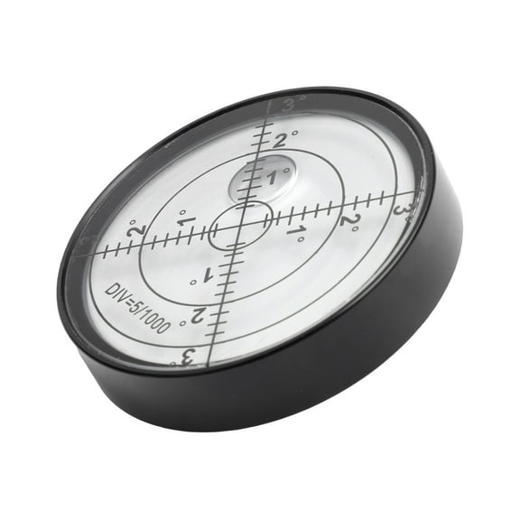 1pc Metal Horizontal Bubble High for Precision Level Bubble Round Level 60×12mm