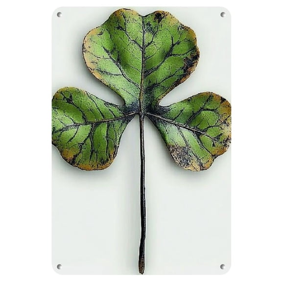 1pc Metal Tin Sign-Farm Fresh Clovers Lucky Farm Sign Irish St Patrick's Day Party Decor, Irish Farm Plaque For Home Kitchen Garden Porch Farmhouse Signs