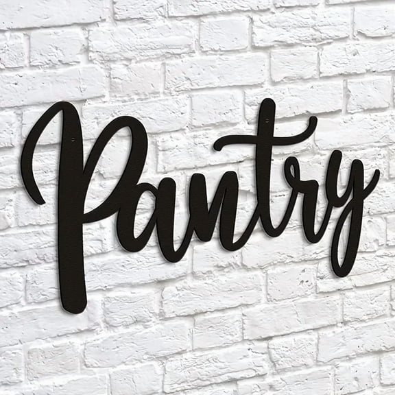 1pc Pantry Sign Metal Wall Decor, for Home Kitchen Restaurant Coffee Shop Store Modern Farmhouse Wall Decor Housewarming Gift