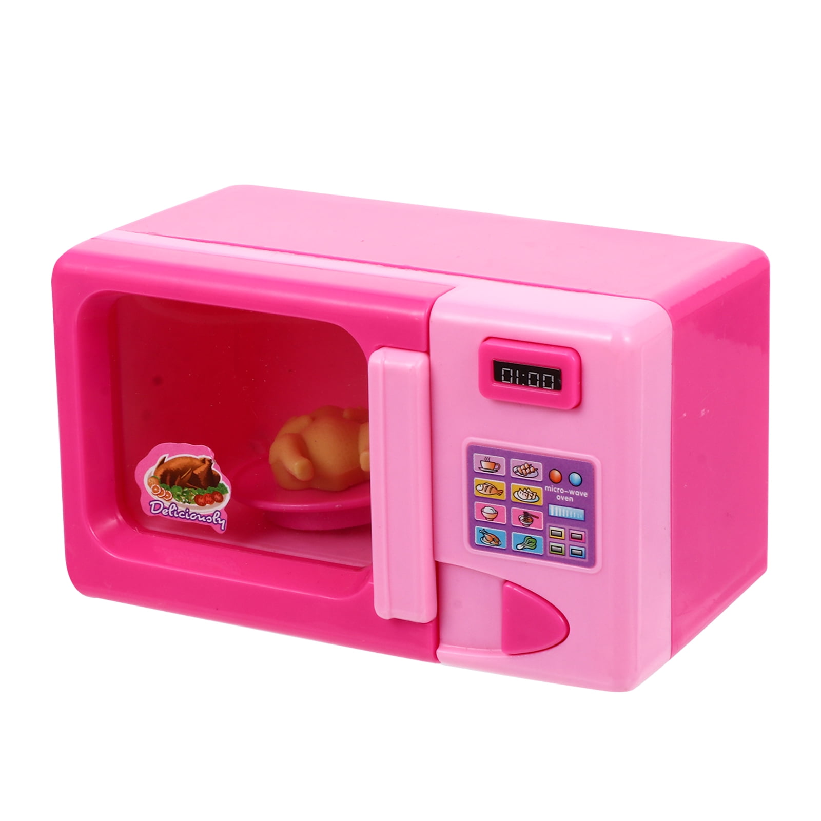 Realistic Microwave Oven, Miniature Oven with food,Party