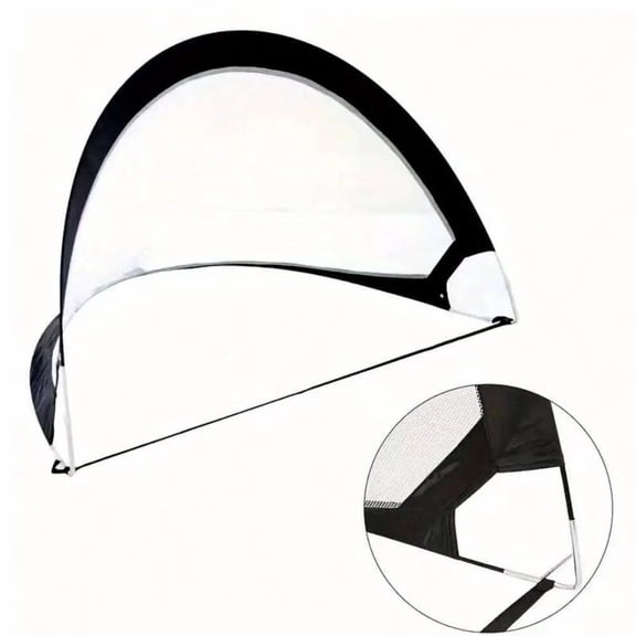 1pc Mini Portable Foldable & Movable Soccer Goal Net, Easy Assembly And Compact Storage, Outdoor Training Football Gate, Suitable For Backyard Practice