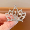 thumbnail image 1 of 1pc Mini Tiara Kids Crown Rhinestone Crown Comb for Birthday Party Performance, 1 of 2