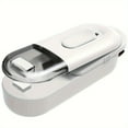 thumbnail image 1 of 1pc Mini Vacuum Sealer, Heat Sealer & Cutter 2 In 1 Portable Thermal Vacuum Sealer For Plastic Bag Storage Food Snacks Cookies Fresh (Black), Kitchen Supplies, 1 of 16