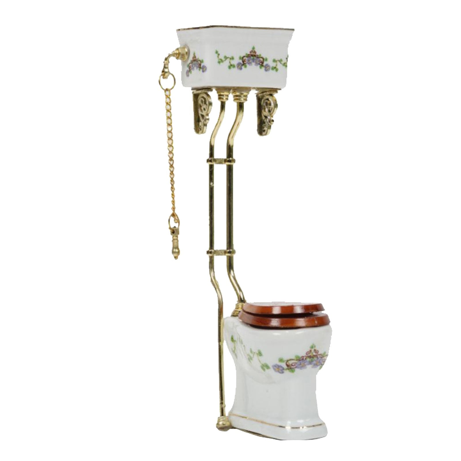 1pc Miniature Ceramic Toilet Set Bathroom Accessories Mini Model