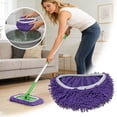 thumbnail image 1 of 1pc Mop Refill Pads for Home Use, Reusable Microfiber Pads Washable Wet/Dry Cloths for Hardwood Floor Surface Cleaning, Replacement Mopping Pads (Purple), 1 of 4