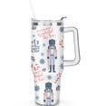 thumbnail image 1 of 1pc Movie Lovers 40oz Tumbler with Straw & Handle - Insulated Stainless Steel Cup | Holiday Gift for Man Women (Christmas, Valentine's, Birthday), 1 of 5