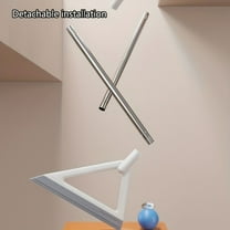 1pc Multi-Purpose Magic Broom Wiper Mop with TPR Scraper, PC Material and Detachable Handle, Lightweight Floor Cleaner for Bathroom, Kitchen, Living Room, and Home Cleaning