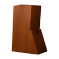 thumbnail image 1 of 1pc Multi Slot Block Knife Holder, Wood, Natural Texture, Countertop Knife Organizer Rack, Butcher Block with Scissors-Slot, Easy Kitchen Knife Storage, 1 of 5