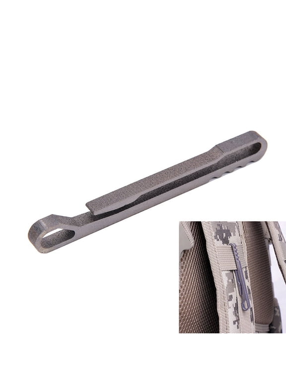 1pc Multi Utility EDC Tool Titanium Alloy Hanging Buckle Quick draw Key Ring