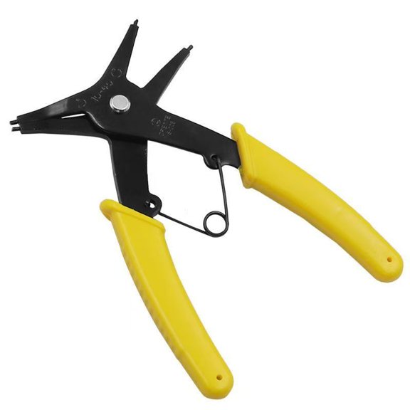 1pc Multi-functional Snap Ring Pliers, Retaining Ring Pliers, and Angle Pliers for Automotive and Engine Repair, 2-in-1 Dual-Purpose Snap Ring Pliers, Inner and Outer Snap Ring Pliers