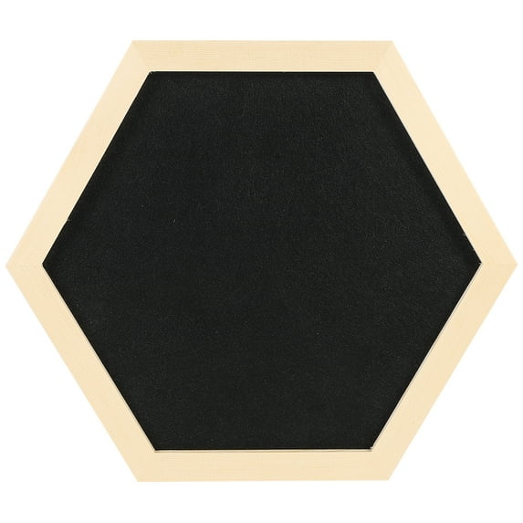 1pc Multi-purpose Memo Board Hexagon Shaped Photo Board Useful Message Board