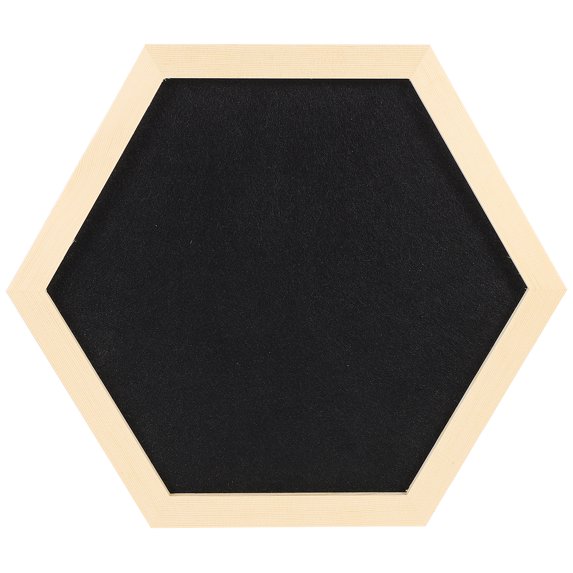 1pc Multi-purpose Memo Board Hexagon Shaped Photo Board Useful Message Board