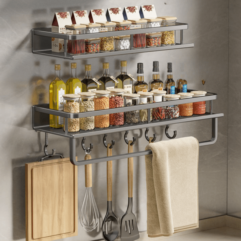 Kitchen Utensils Rack Images Wall Mounted Hanging Kitchen Utensils Pan