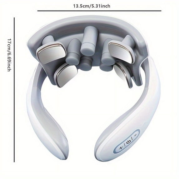 1pc Ultimate Relaxation Neck & Shoulder Massager - 4 Vibration Modes, 15 Intensity Levels, Soothing Heat, 6 Massage Modes - The Perfect Gift Choice for Deep Muscle Relief