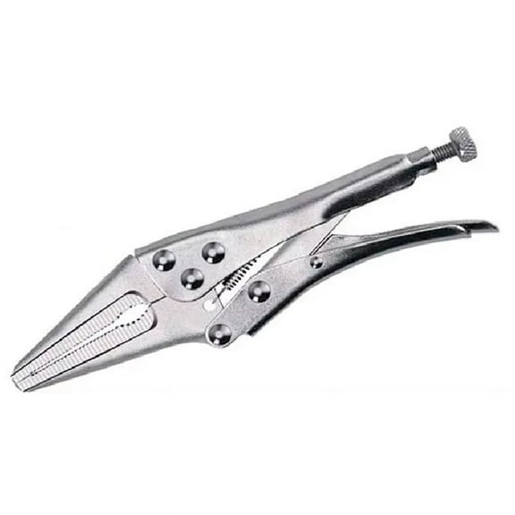 1pc Multifunctional Pliers, Professional Carbon Steel Electrician, Anti Slip Maintenance, Manual Tool,1 * Long Nose Jaw Locking Pliers,Silver