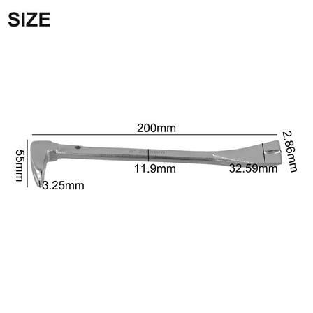 1pc Nail Puller Extractor Remover Tool Sliver/Black Precision Nail Puller Household Woodworking Pry Bar Multi-purpose Tool