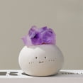 thumbnail image 1 of 1pc Natural Crystal "Dou Ding" Rough Stone Set | 【Clay Base】 Amethyst Geode | 50g Energy Stones, 1 of 8
