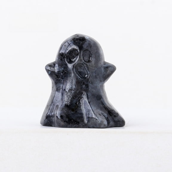 1pc Natural Crystal Ghost | Hand-Carved Energy Gemstone | Flash Stone | 50g Spiritual Carving Collection