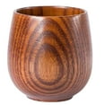 thumbnail image 1 of 1pc Natural Wooden Cup | Rustic Wood Mug for Coffee, Tea, , Milk, Water | Eco-Friendly Handmade Drinkware | 7.8x8cm | Smooth Coating Finish, Christmas Gifts for Dads, Husband, 1 of 7