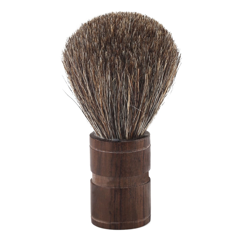 1pc Natural Wooden Handle Bristles Mustache Beards Brush Boar Facial