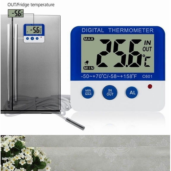 1pc New Digital Thermometer LCD Temperature Outdoor&Indoor Temperature Monitor