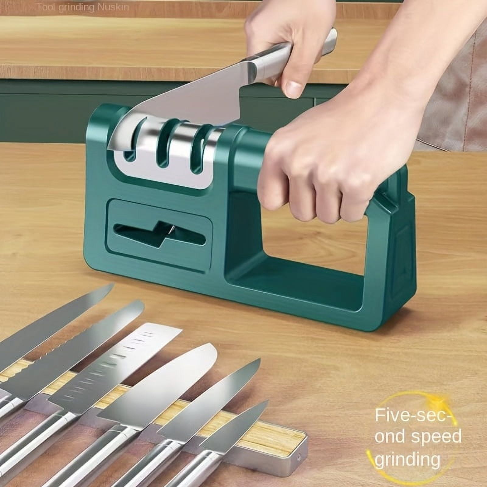 1pc New Four-in-one Diamond Knife Sharpener, Stone Material, Multi ...