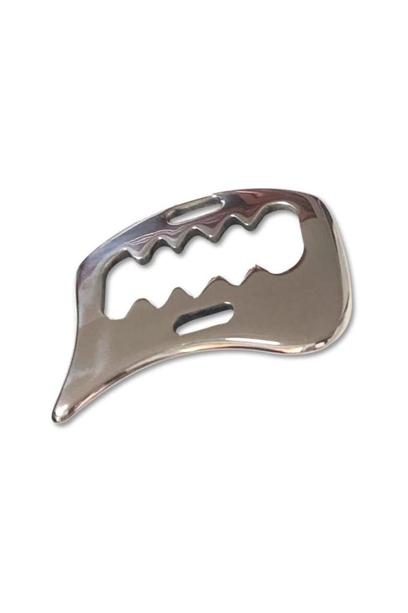 1pc New Stainless Steel Gua Sha Plate Natural Therapy Soft Tissue Massage Tool