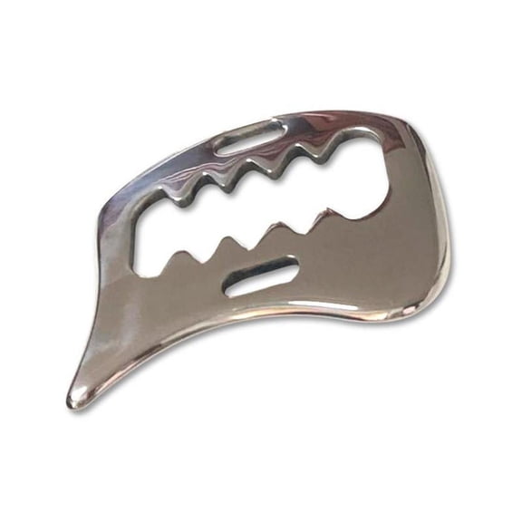 1pc New Stainless Steel Gua Sha Plate Natural Therapy Soft Tissue Massage Tool