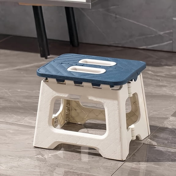 (1pc) Non-slip Surface Step Stool, Multiple Sizes Available, Load Capacity Up To 310 LBS - Sturdy & Lightweight ABS Plastic Folding Step Stool, Suitable For Kitchen, Bedroom, Bathroom And Living Room