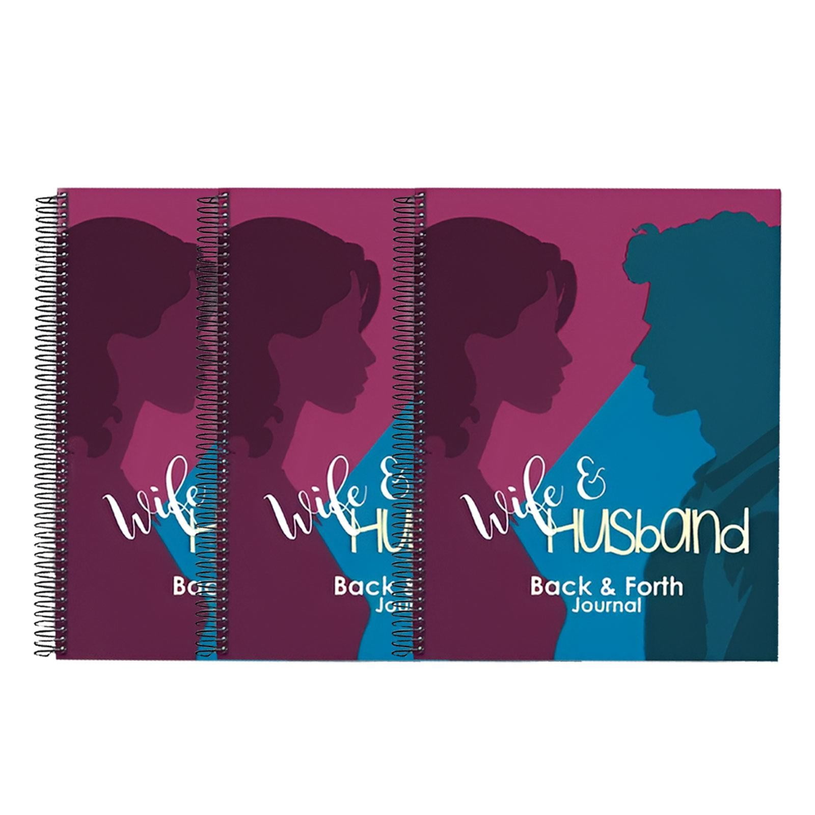 1pc Notebook Wife & Husband Back & forth Love Journal Husband Wife Back & forth Journal Paperback Deepen Trust and Get To Know Each Other Better