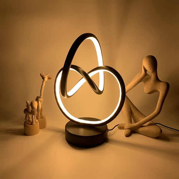 1pc Novel Multi-Room Easy Flower Basket Creative Design Personalized Modern Light Luxury Table Lamp Bedside Lamp Living Room Study Bedroom Decoration Tri-Color Adjustable Soft LED Light