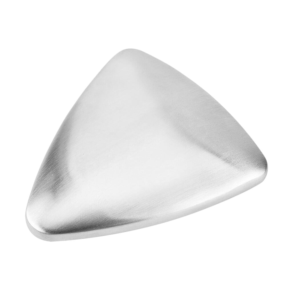 1pc Odor Bactericidal Stainless Steel Soap Kitchen Bar Eliminating Remove Odor Soap (Silver