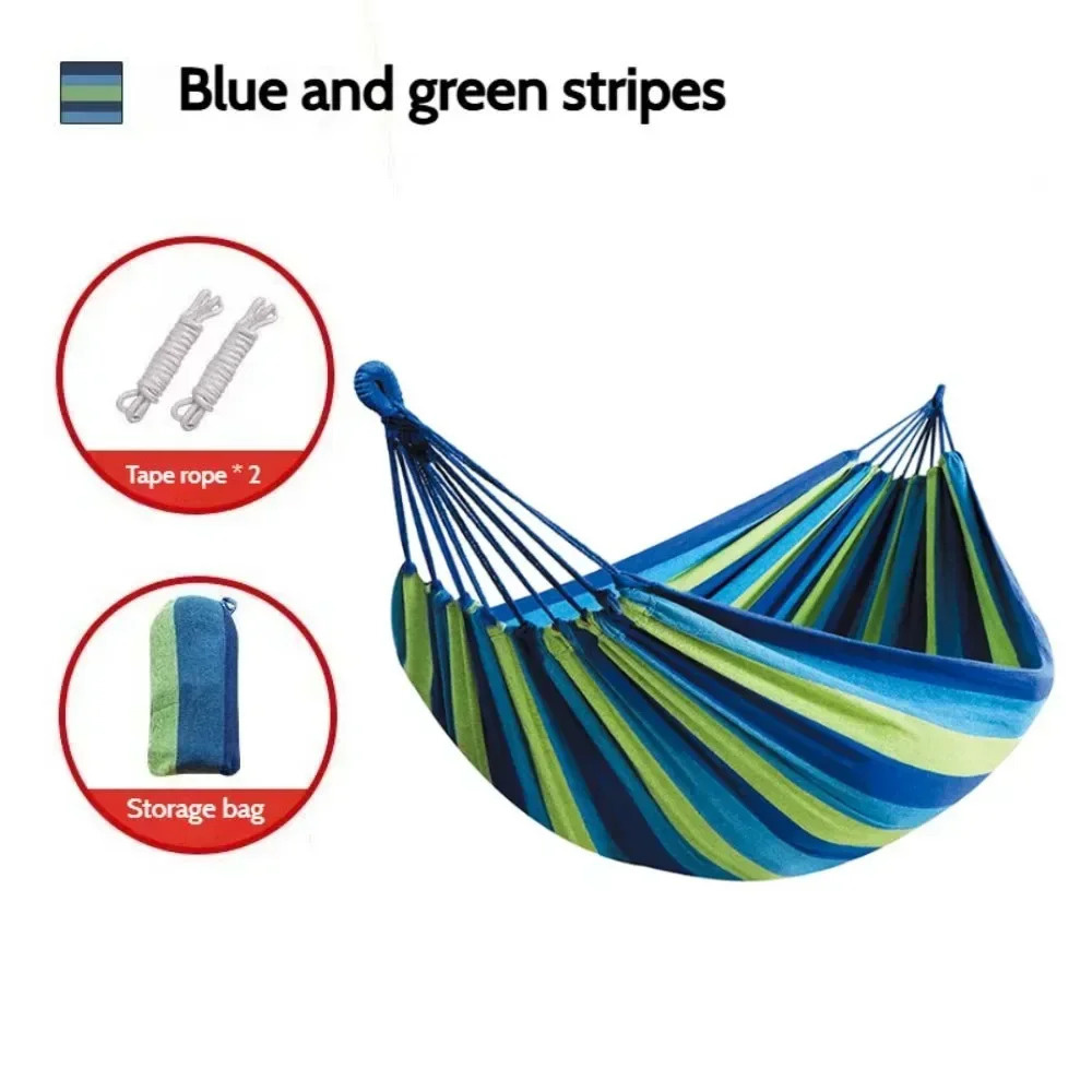 Canvas Load Rope 1pc Outdoor Canvas Hammock Camping Swing Hammock with Tree Ropes Load ...