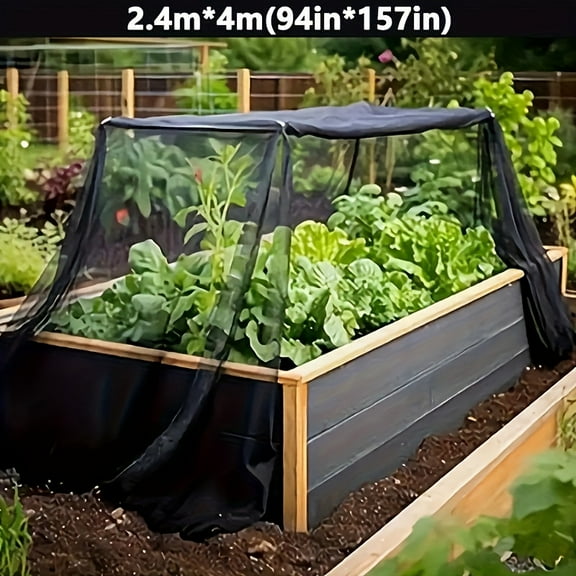 1pc Outdoor Garden  Cover - Mosquito Net, Bird Barrier, Terrace Mesh - Durable & Breathable Holiday Gift