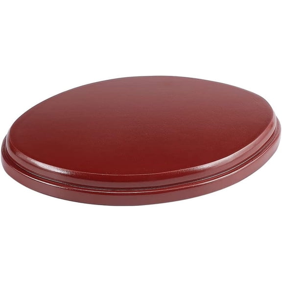 1pc Oval Wood Base Sienna 7.4x5.4x0.8 inch Wood Display Base for Gemstone and Jewellery Oval Wood Plaque Base