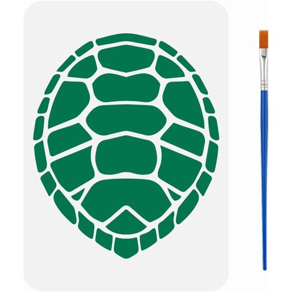 1pc PET Hollow Out Drawing Painting Stencils for DIY Scrapbook Photo Album Turtle Shell 297x210mm for DIY