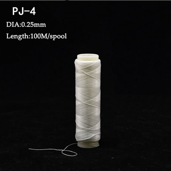 1pc PJ1/2/3/4/5 High Tensile Strong Rope Cord Invisible Wire Nylon Monofilament Fishing Line Polyester Bait Elastic Thread Spool PJ-4