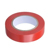 1pc PVC Flame Retardant Adhesive Waterproof Electrical Tape Electrical Insulation Tape for DIY Industrial Home Use (Red)