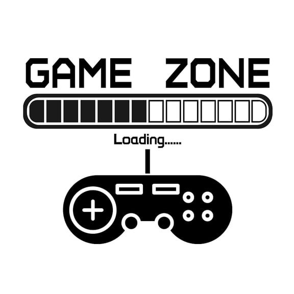 1pc PVC Wall Stickers for Wall Decoration Electronic Game Theme 360x480mm