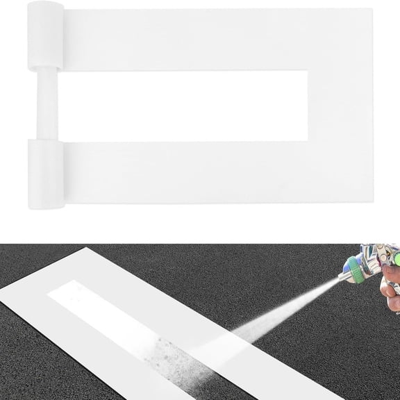 1pc Parking Lot Marking Template 488inch Heavy Duty Reusable Parking Line Stencil With Glass Fiber Precise Marking For Sidewalk