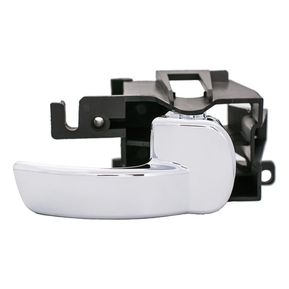 1pc Passenger Right Side (Front or Rear) Black/Chrome Lever Interior Door Handle Replacement Kit Compatible With Nissan 05-12 Pathfinder 05-15 Xterra 05-19 Frontier
