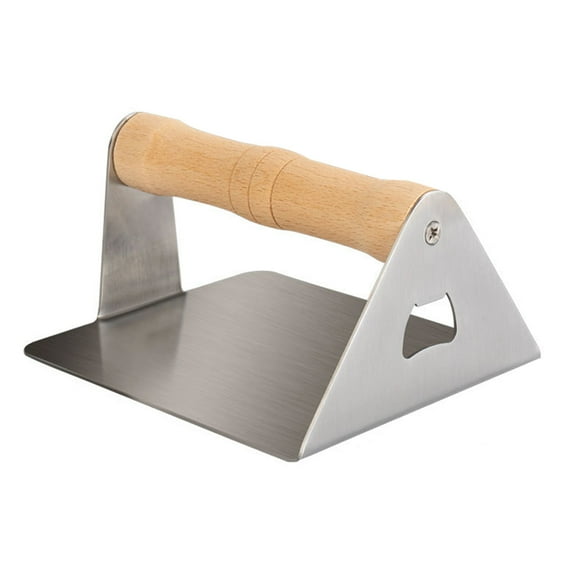 1pc Stainless Steel Burger Press Practical Meat Pressing Tool Assorted Color