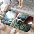 thumbnail image 1 of 1pc Pennywise Absorbent Non-Slip Bathroom Thickened Flannel Rug Decor,Soft,Quick Drying,Suitable For Indoor/outdoor Use,Bathrooms,Bedrooms,Kitchens,Terrace,Laundry Rooms,16"x24", 1 of 9