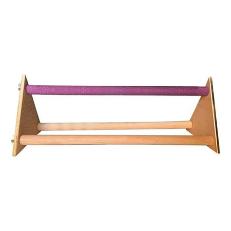 1pc Perch Stand Toy For Large Bird Parrot Hens Macaw B