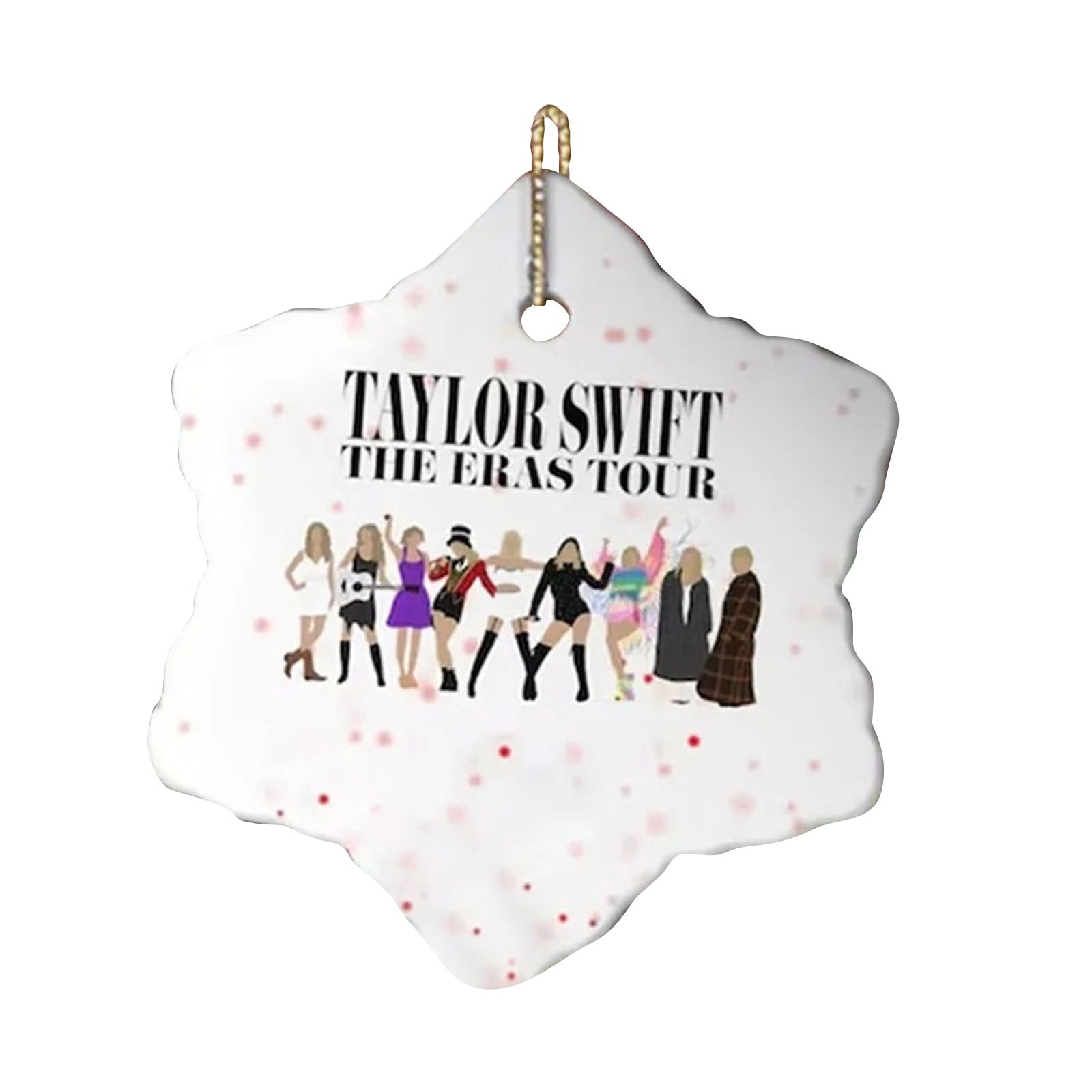 Taylor Swift Eras Tour Christmas Ceramic Ornament • Onyx Prints